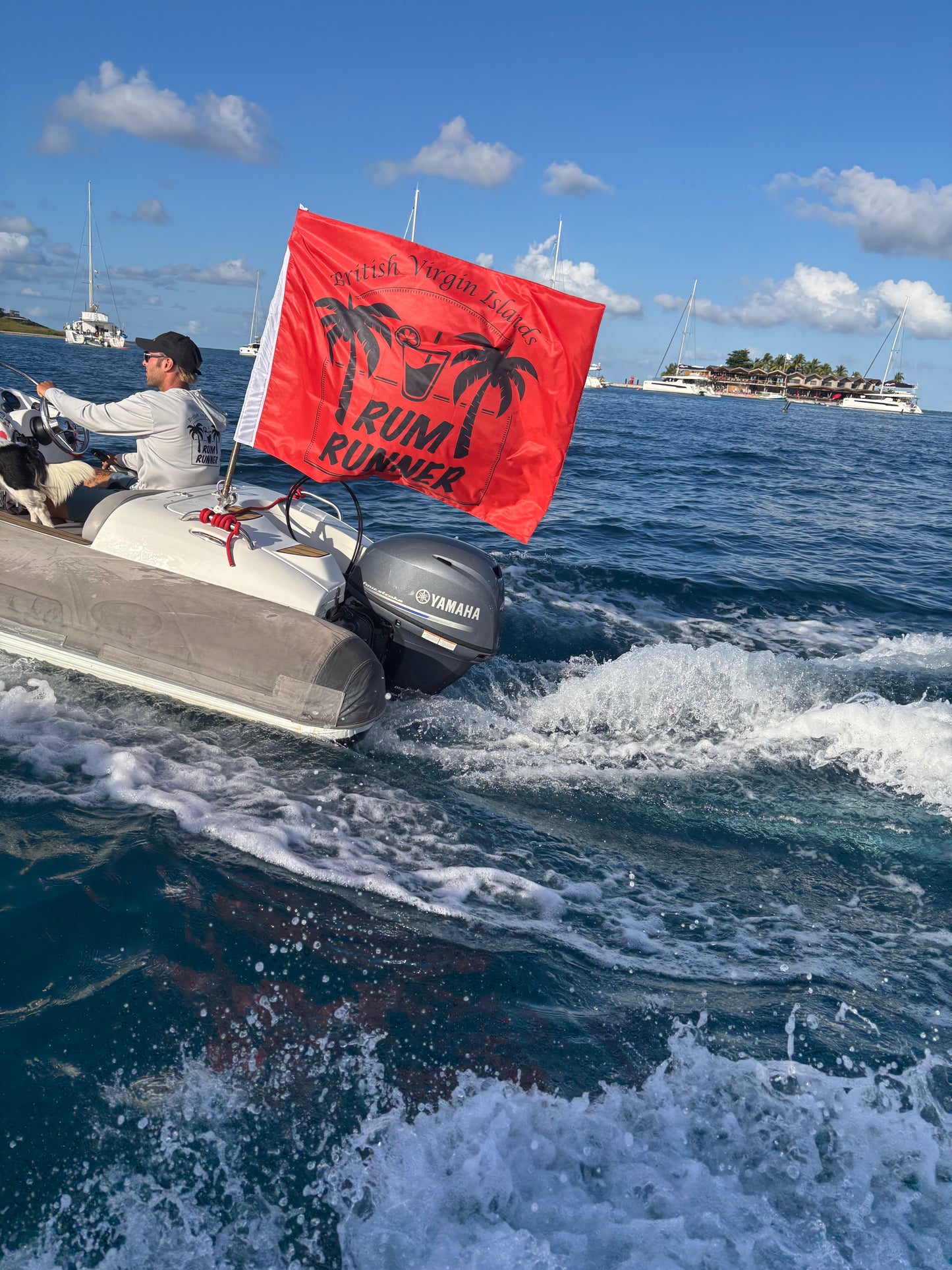 Rum Runner Flag - Orange