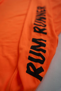 Safety Orange Hoodie Rash Guard