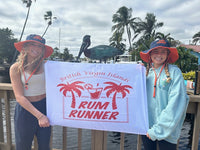 Rum Runner Flag - White