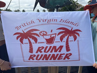 Rum Runner Flag - White